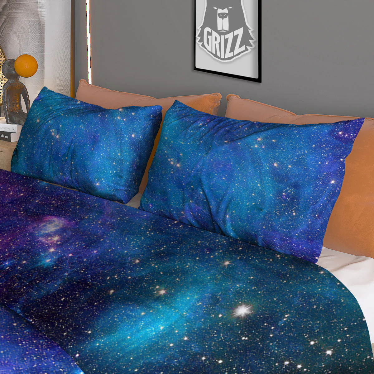 Space Nebula Print Duvet Cover Bedding Set - Image 3