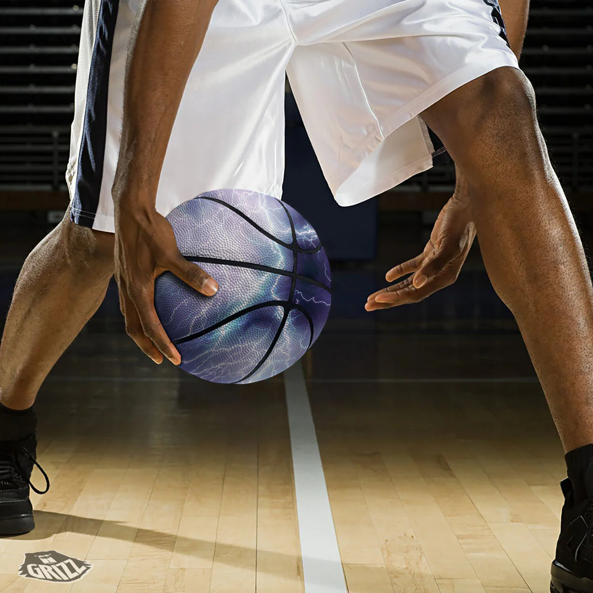 Spark Lightning Print Basketball - Image 3