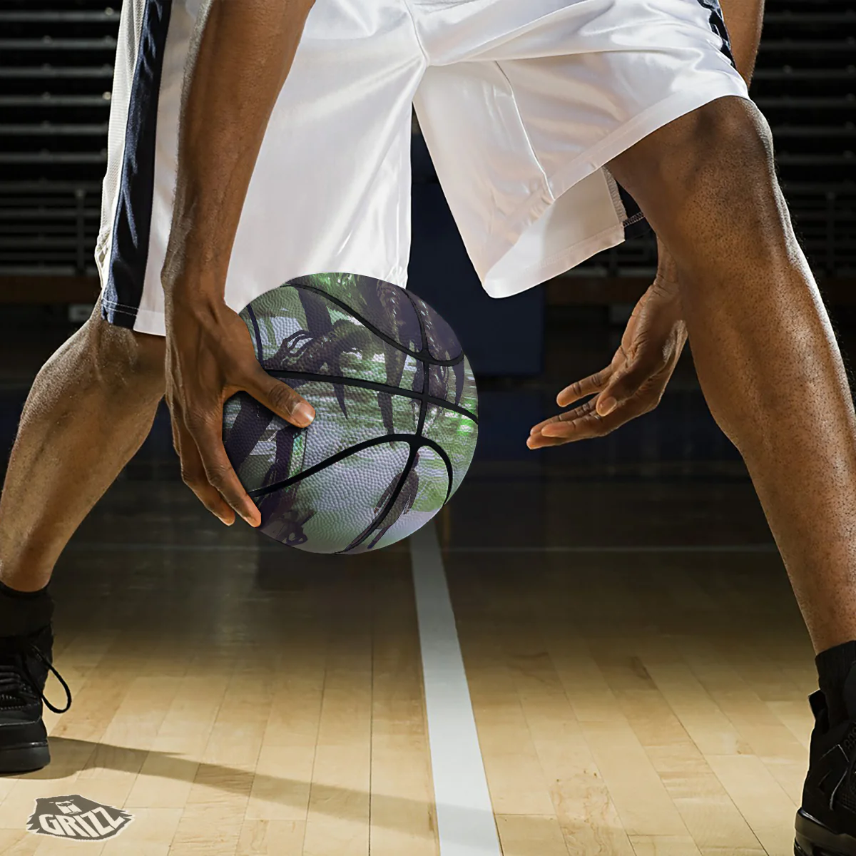 Spider Monster Print Basketball - Image 3