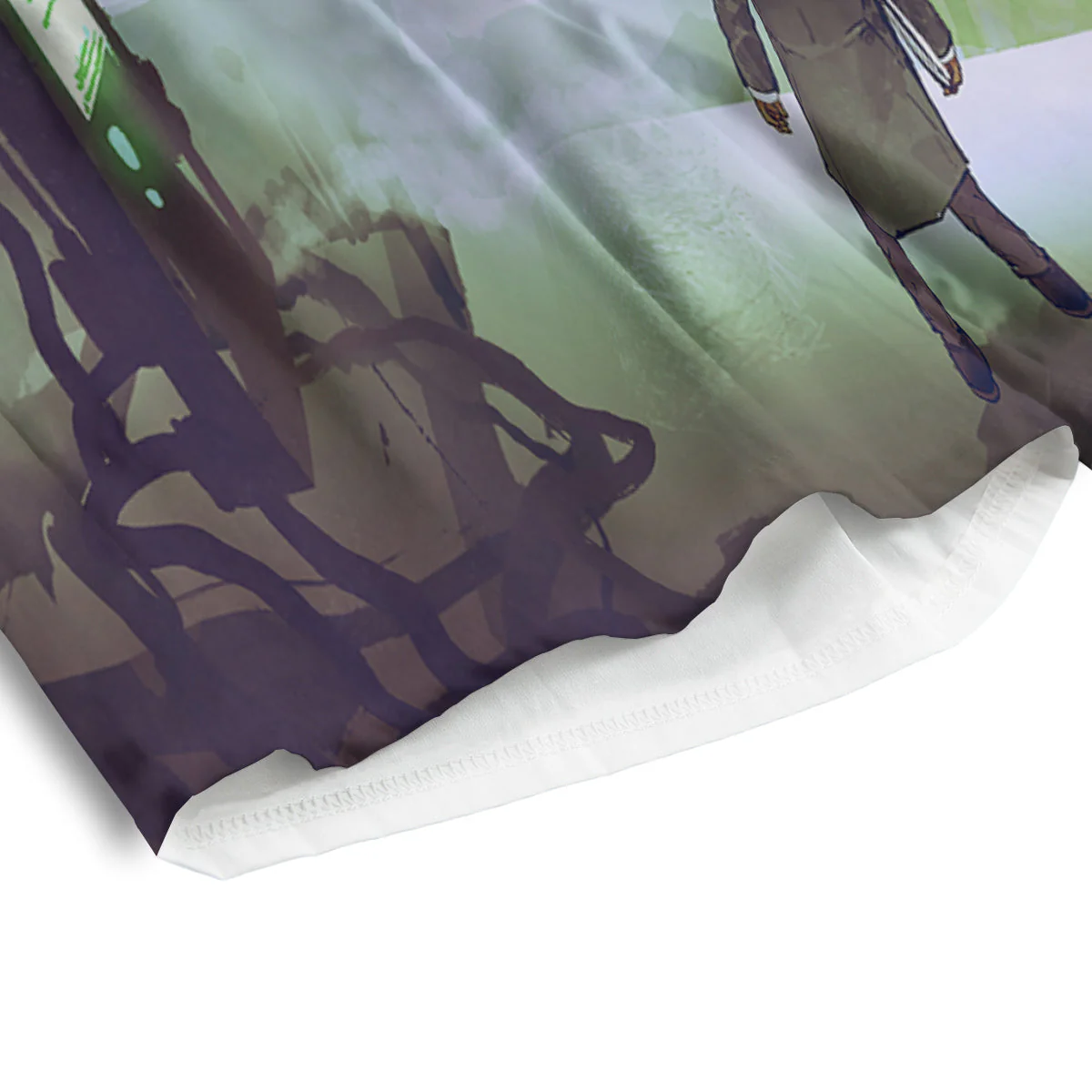 Spider Monster Print Men's Athletic Shorts - Image 4