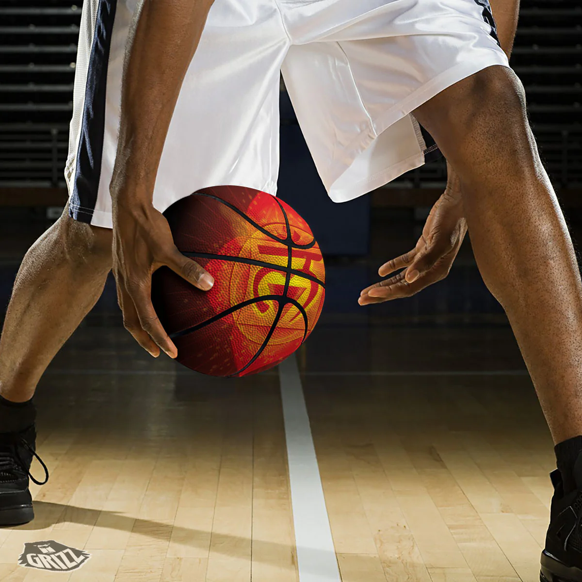 Spiritual Muladhara Chakra Print Basketball - Image 3