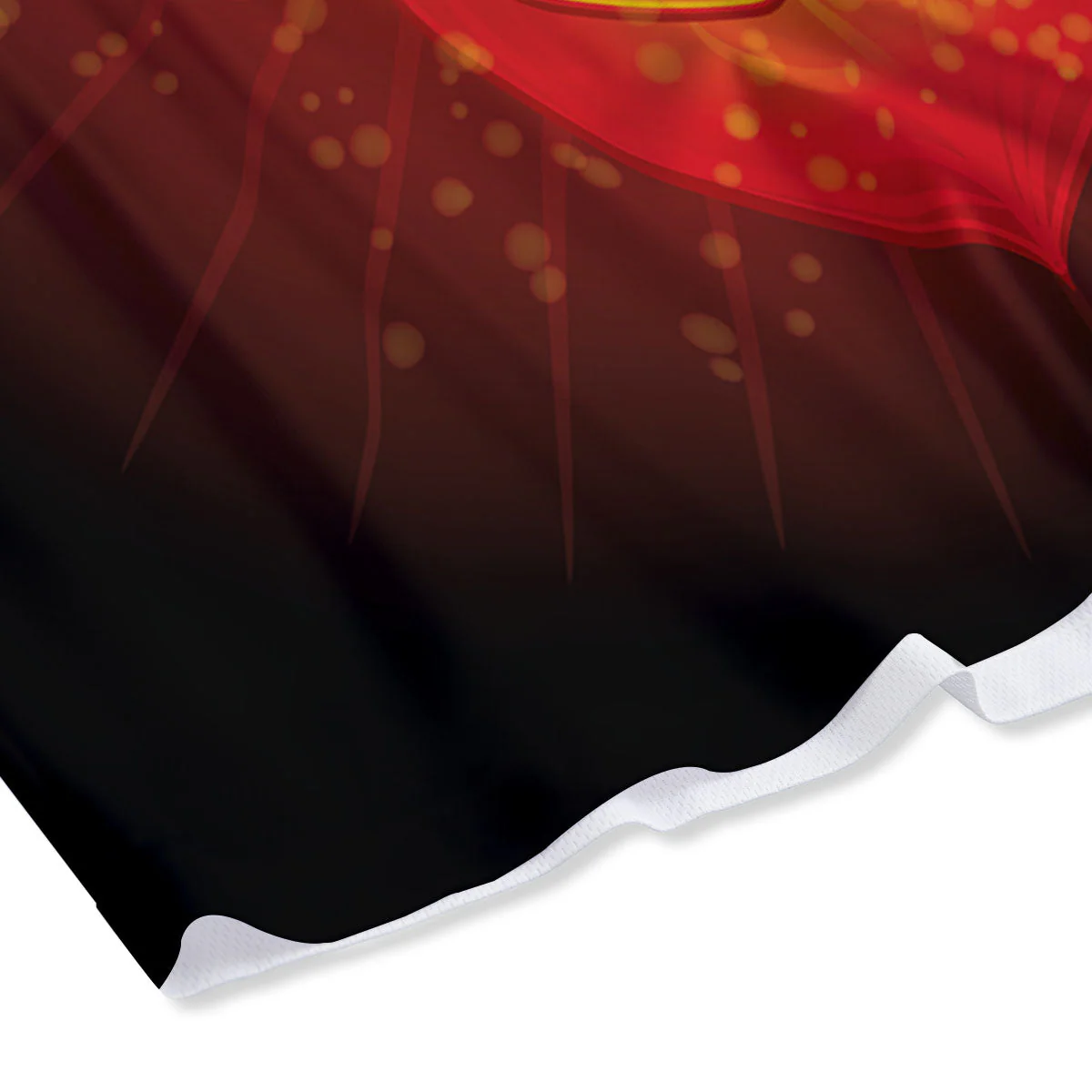 Spiritual Muladhara Chakra Print Mesh Shorts - Image 4