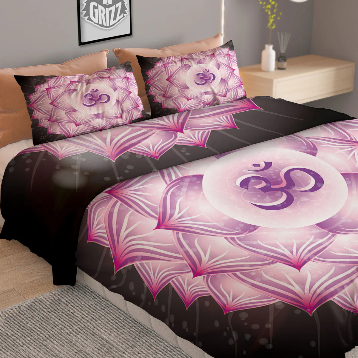 Spiritual Sahasrara Chakra Print Duvet Cover Bedding Set - Image 2
