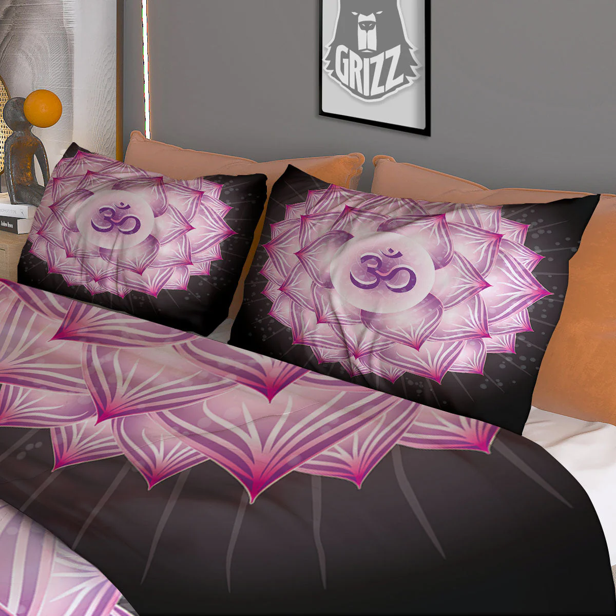 Spiritual Sahasrara Chakra Print Duvet Cover Bedding Set - Image 3