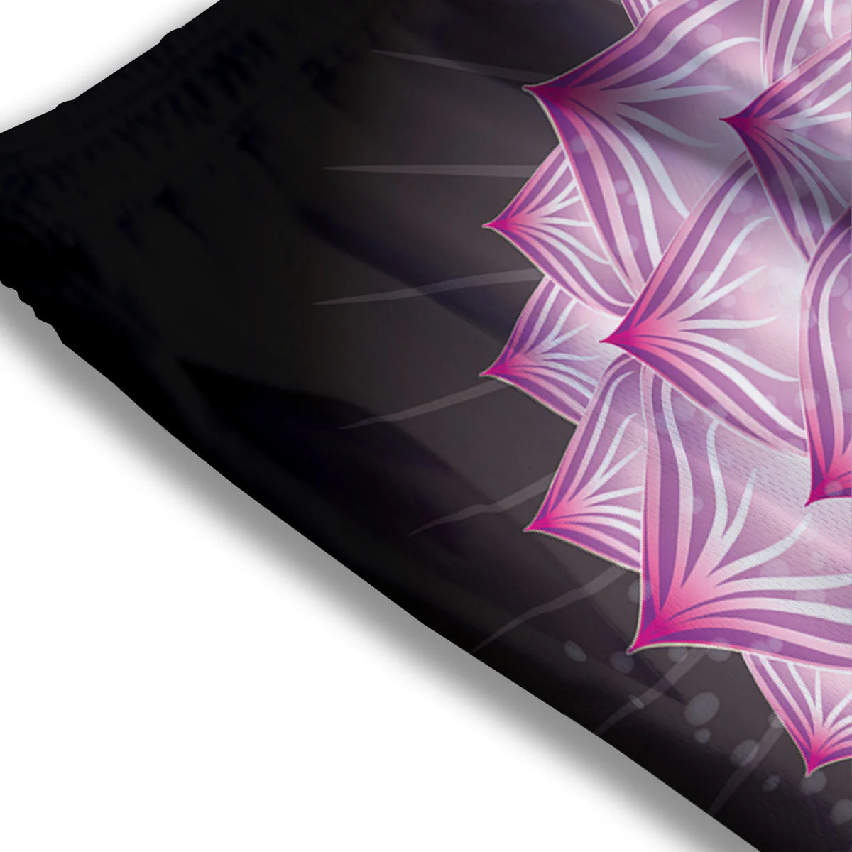 Spiritual Sahasrara Chakra Print Mesh Shorts - Image 3