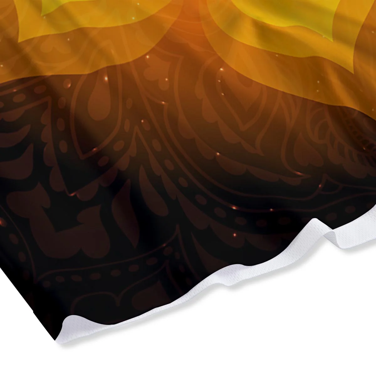 Spiritual Swadhisthana Chakra Print Mesh Shorts - Image 4
