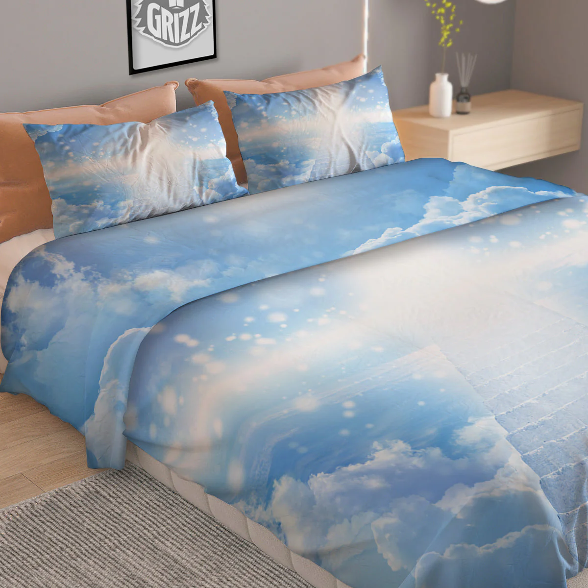 Stairs To Heaven Print Duvet Cover Bedding Set - Image 2