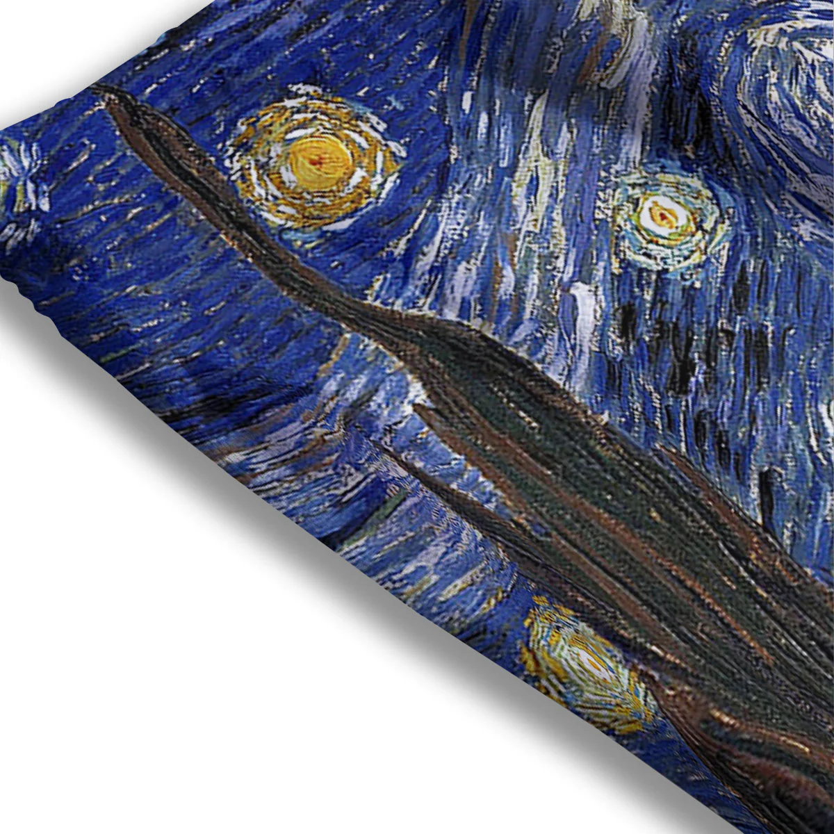Starry Night Print Mesh Shorts - Image 3