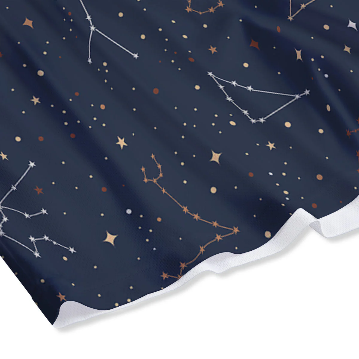Stars Constellation Print Pattern Mesh Shorts - Image 4