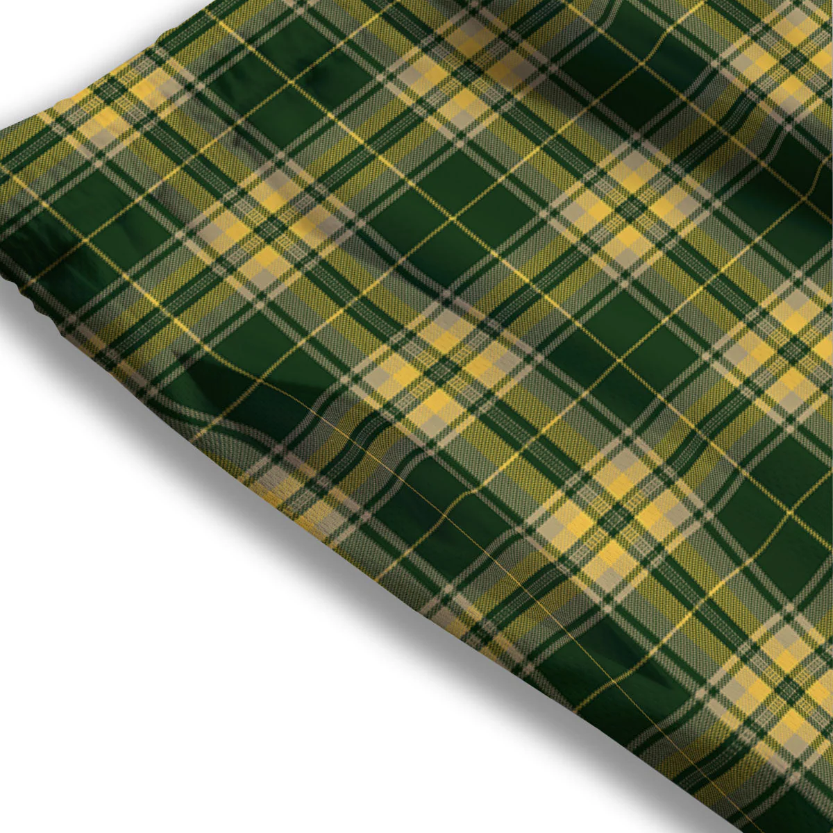 Stewart Tartan Yellow And Green Print Mesh Shorts - Image 3