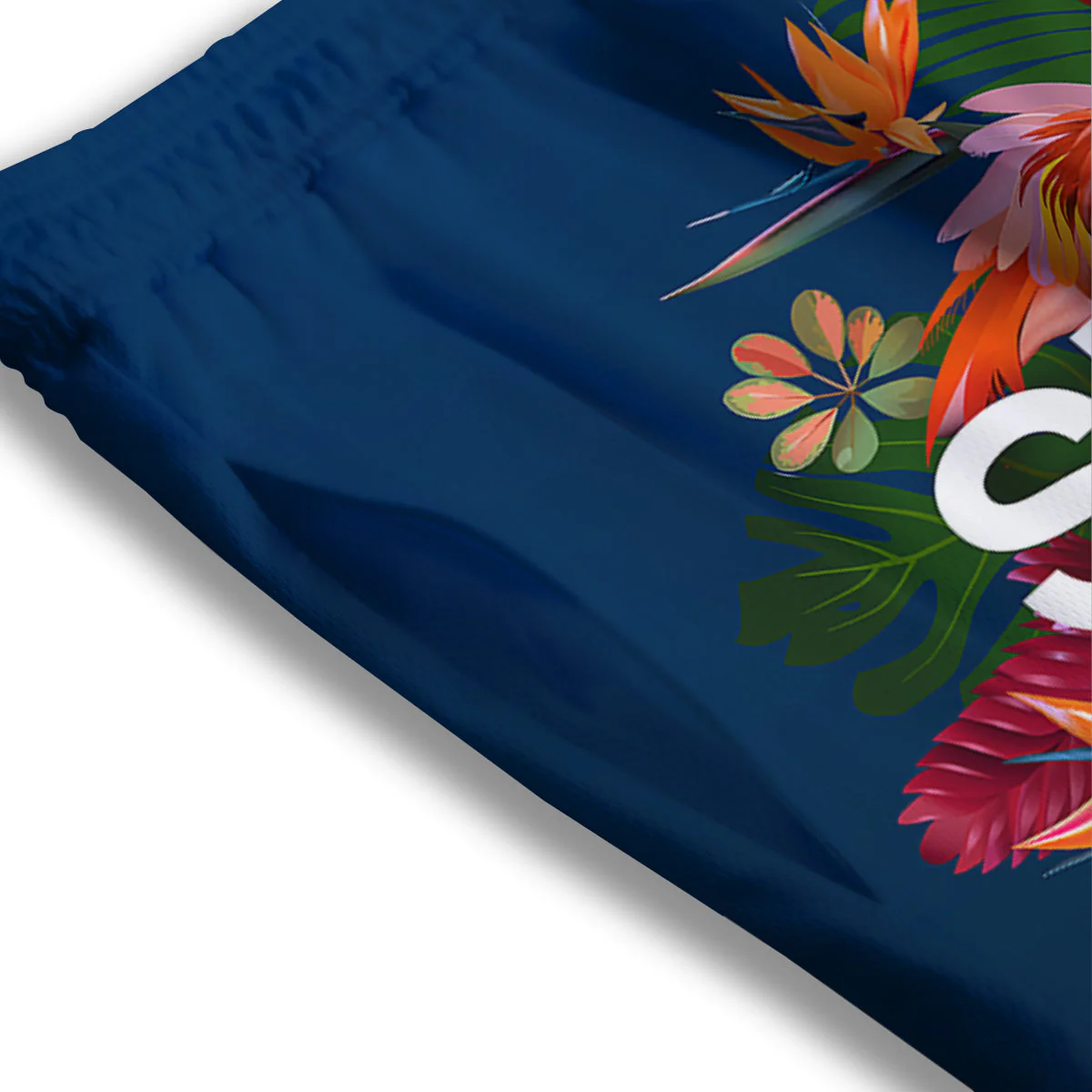 Summer Tropical Birds And Flowers For Travel Print Mesh Shorts - Image 3