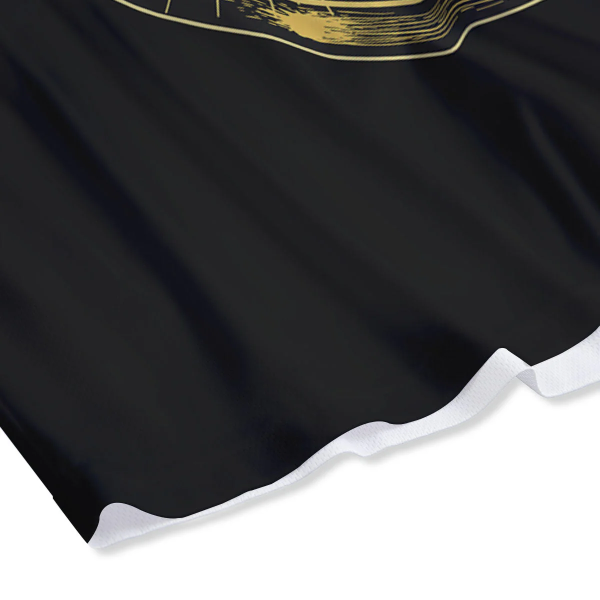 Sun And Gold Moon Print Mesh Shorts - Image 4