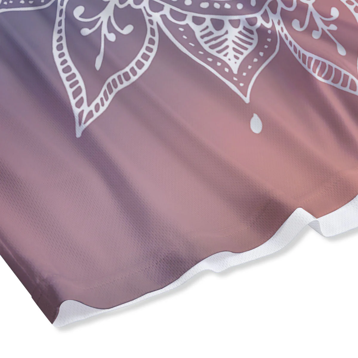 Sun Mandala Print Mesh Shorts - Image 4