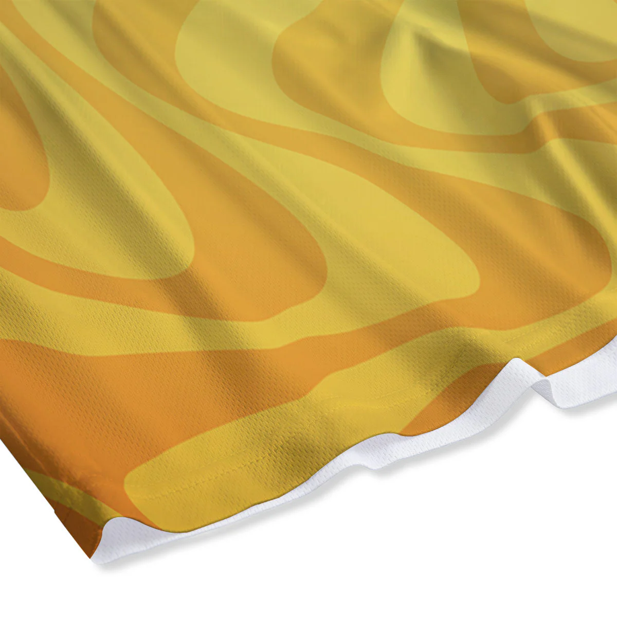 Sun Psychedelic Burning Print Mesh Shorts - Image 4