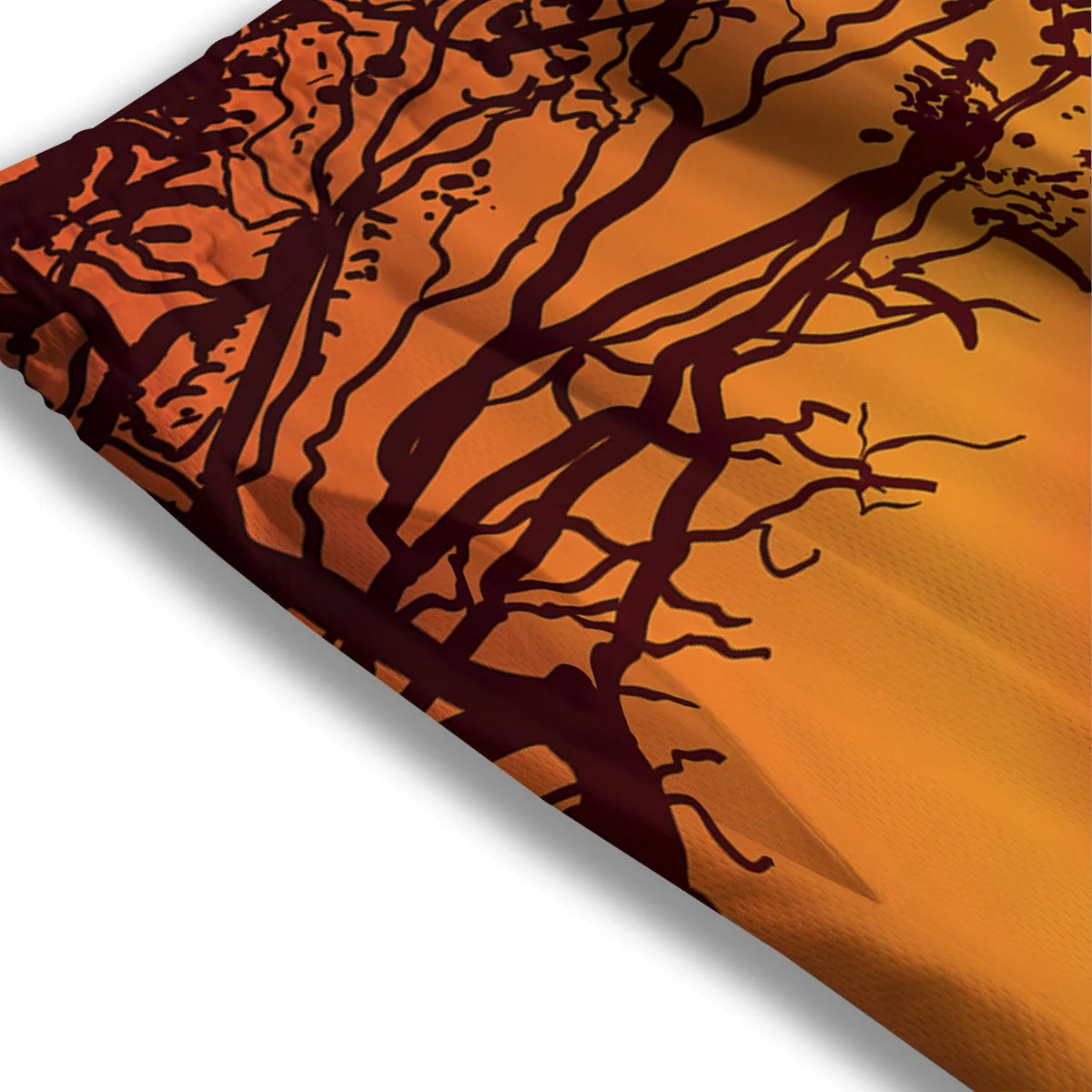 Sunset African Savanna Print Mesh Shorts - Image 3