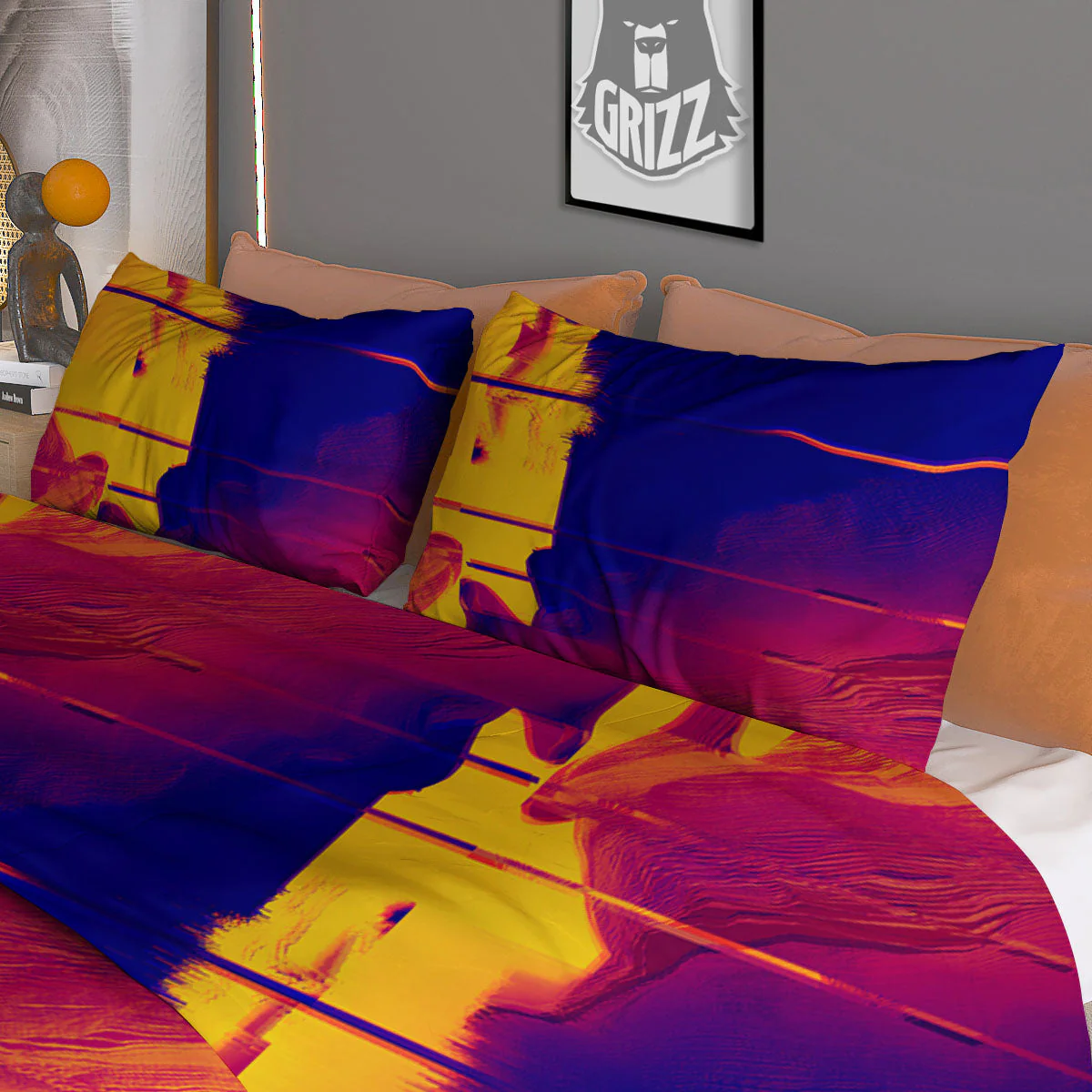 Surface Psychedelic Print Pattern Duvet Cover Bedding Set - Image 3