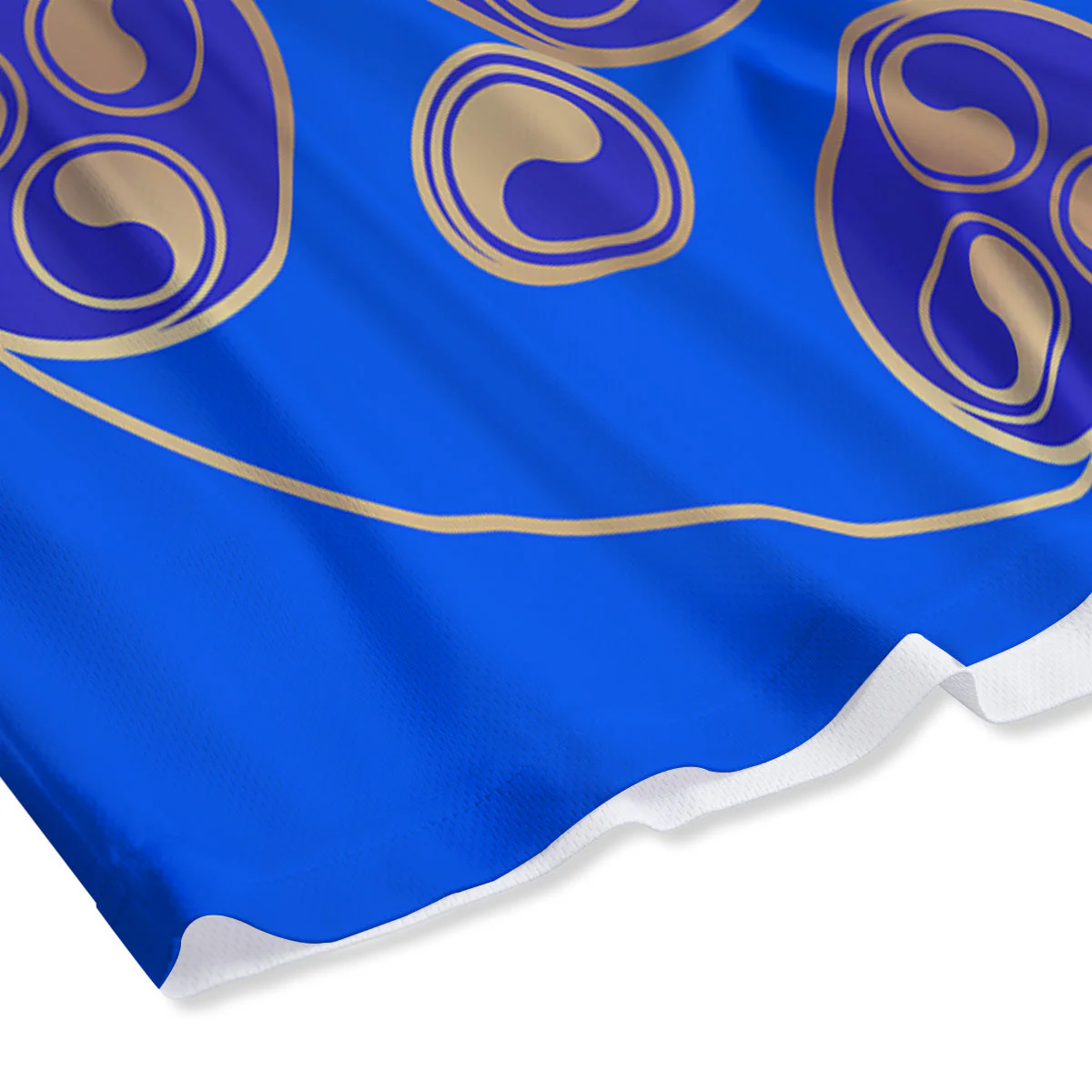 Symbol Blue Celtic Print Mesh Shorts - Image 4