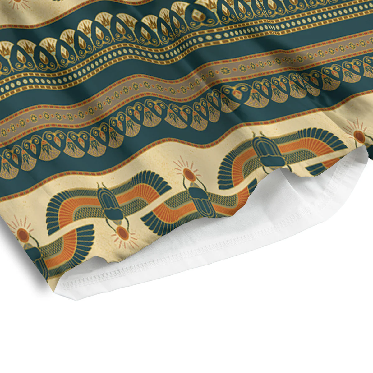 Symbols Of Ancient Egypt Print Pattern Men's Athletic Shorts - Image 4