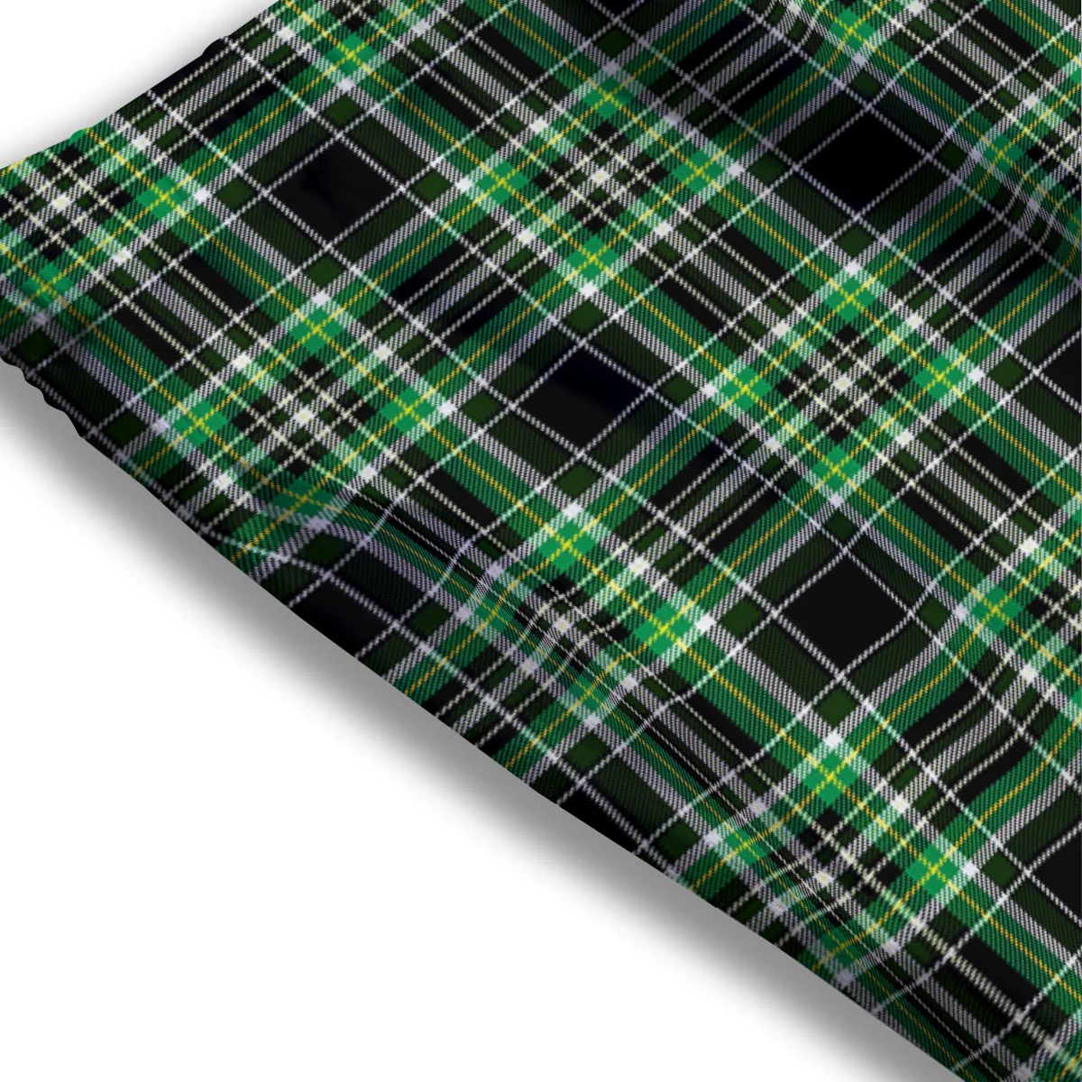 Tartan St. Patrick's Day Print Pattern Mesh Shorts - Image 3