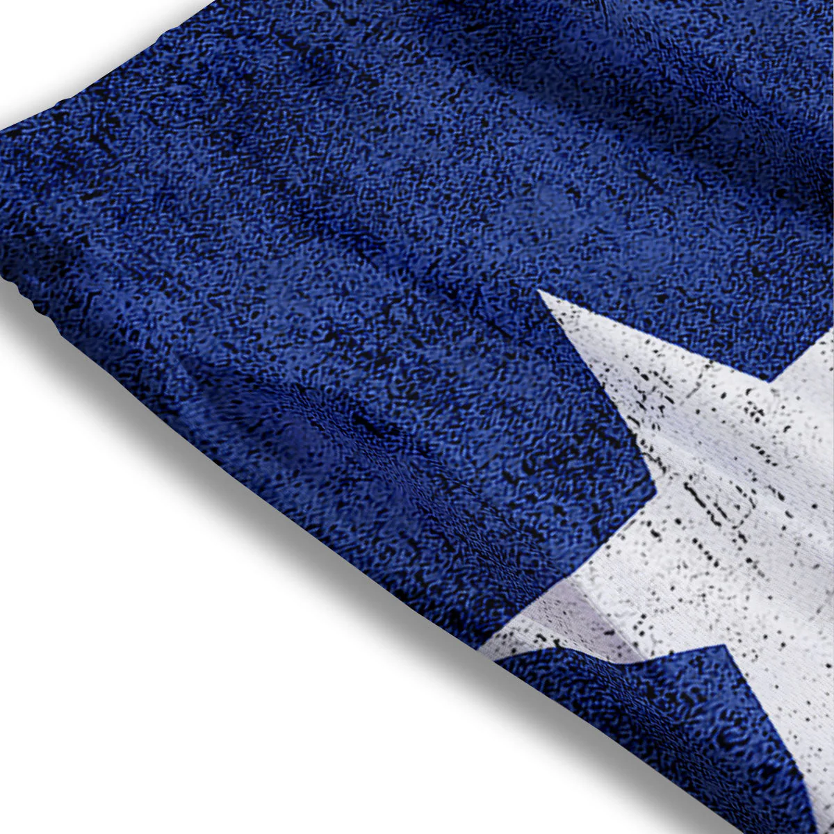 Texas Flag Vintage Print Mesh Shorts - Image 3