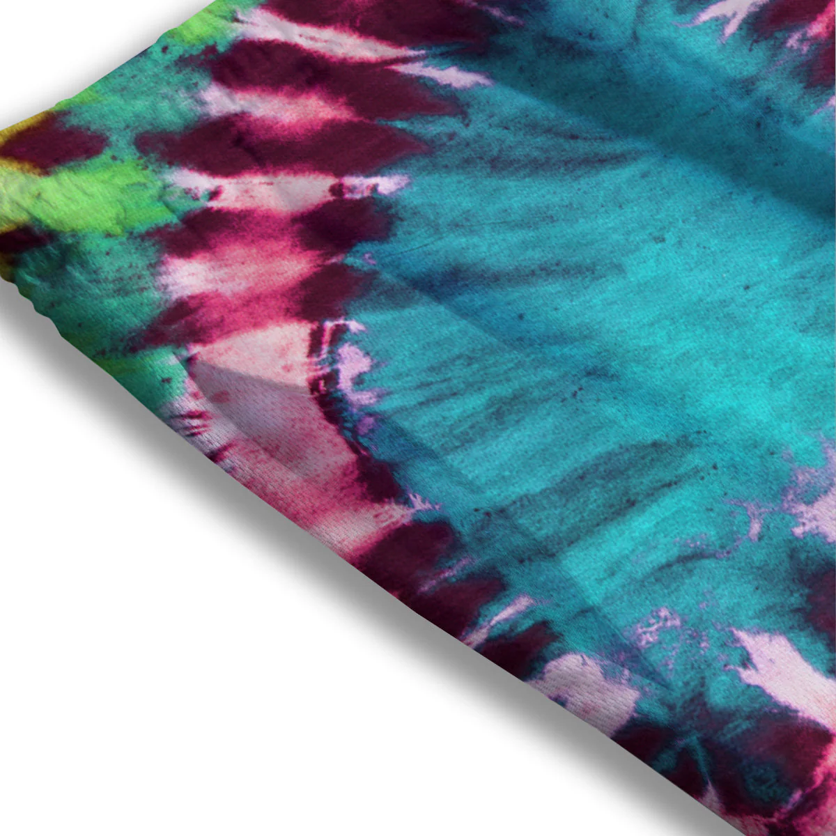 Tie Dye Peace Sign Print Mesh Shorts - Image 3