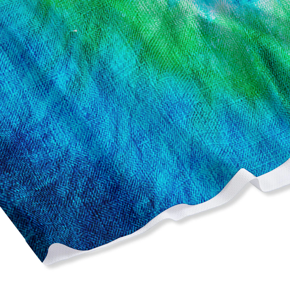 Tie Dye Spiral Print Mesh Shorts - Image 4