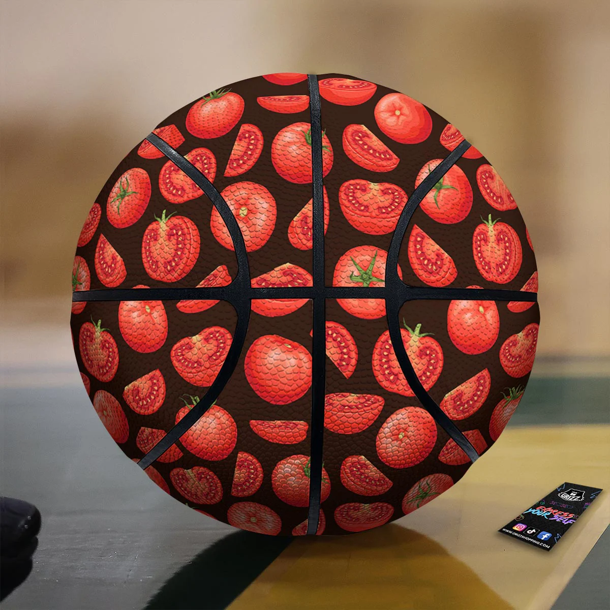 Tomatoes Red Print Pattern Basketball