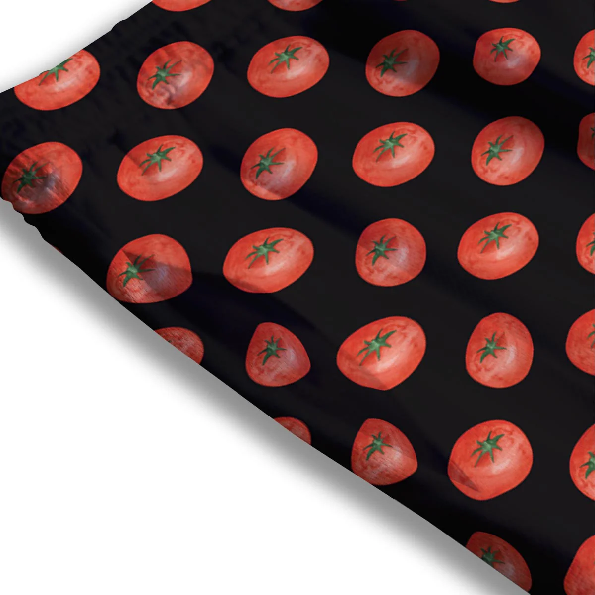 Tomatoes Red Ripe Print Pattern Mesh Shorts - Image 3