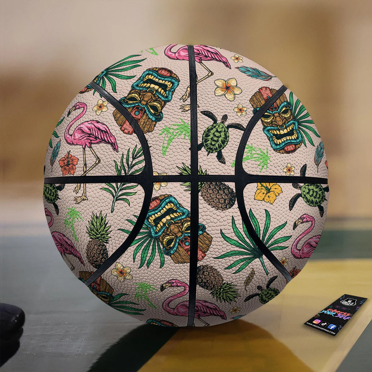 Totem Summer Print Pattern Basketball