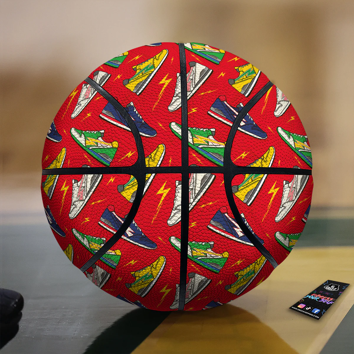 Trainer Sneakers Shoes Print Pattern Basketball