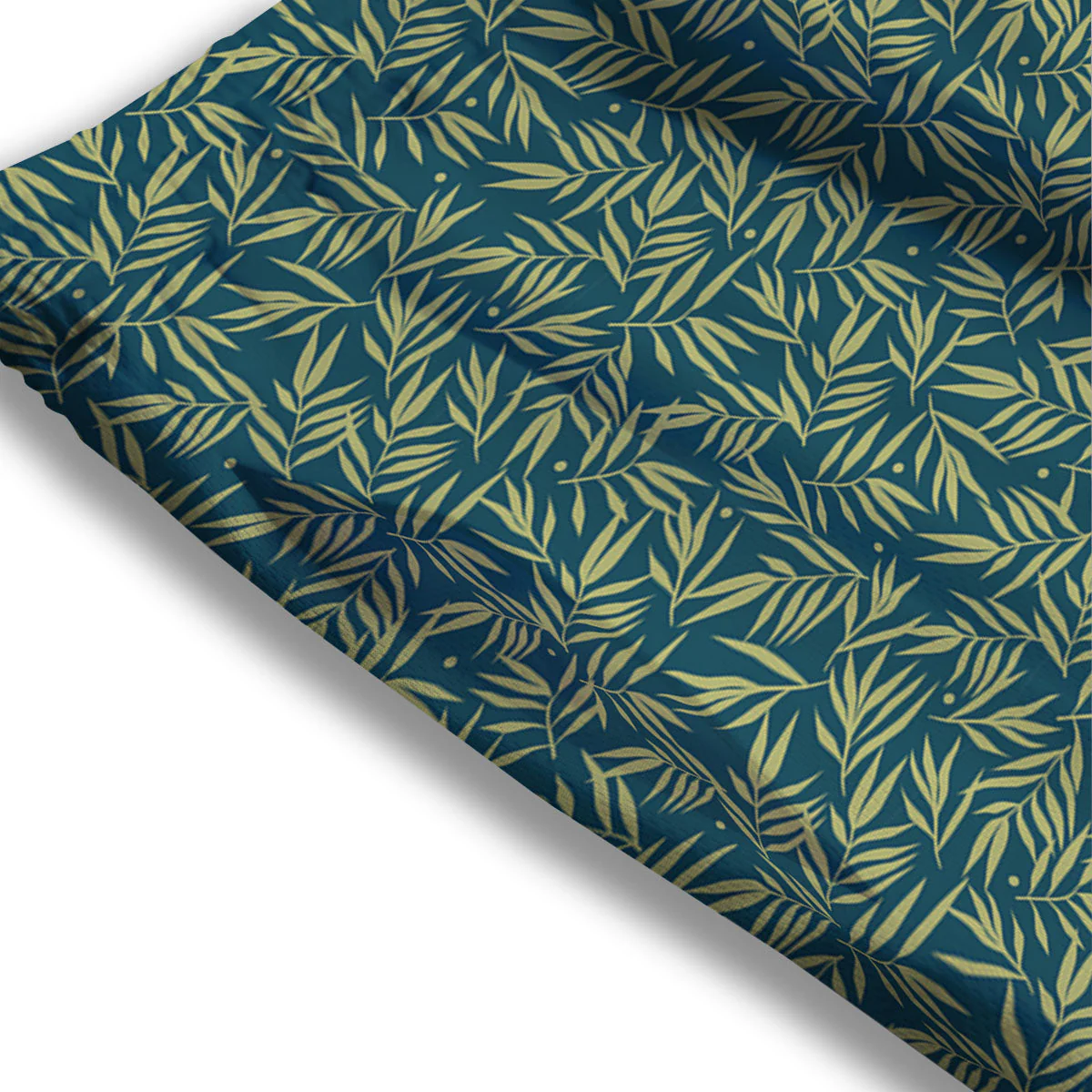 Tree Bamboo Green Print Pattern Mesh Shorts - Image 3