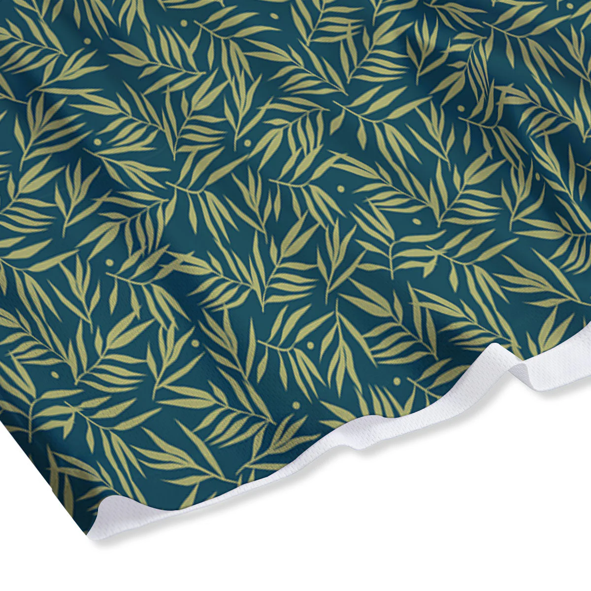 Tree Bamboo Green Print Pattern Mesh Shorts - Image 4