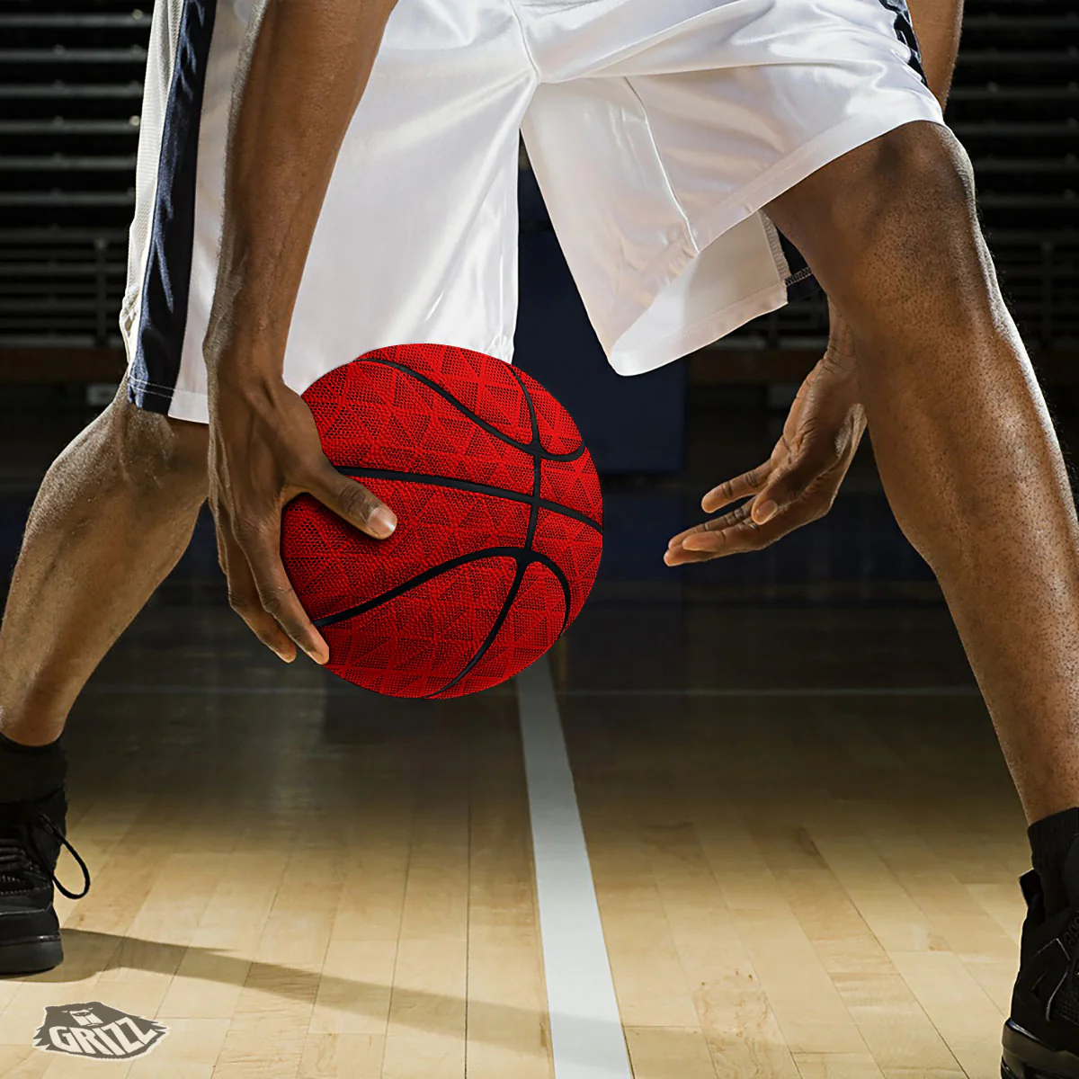 Triangle Dot Geometric Print Pattern Basketball - Image 3