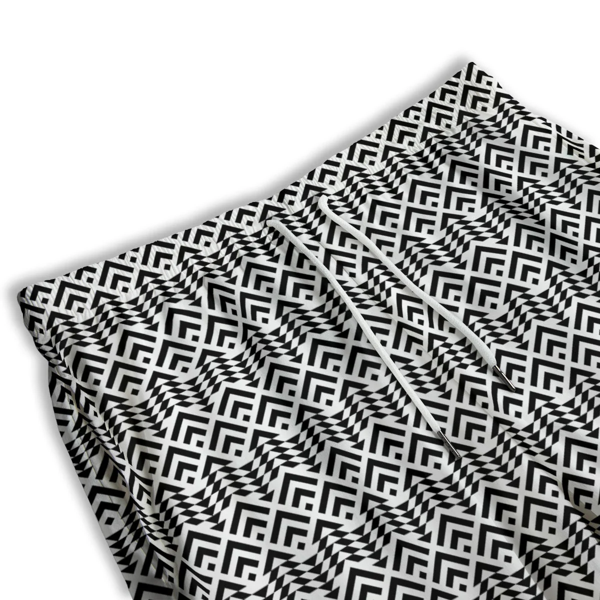 Tribal Maori Print Pattern Men's Athletic Shorts - Image 3
