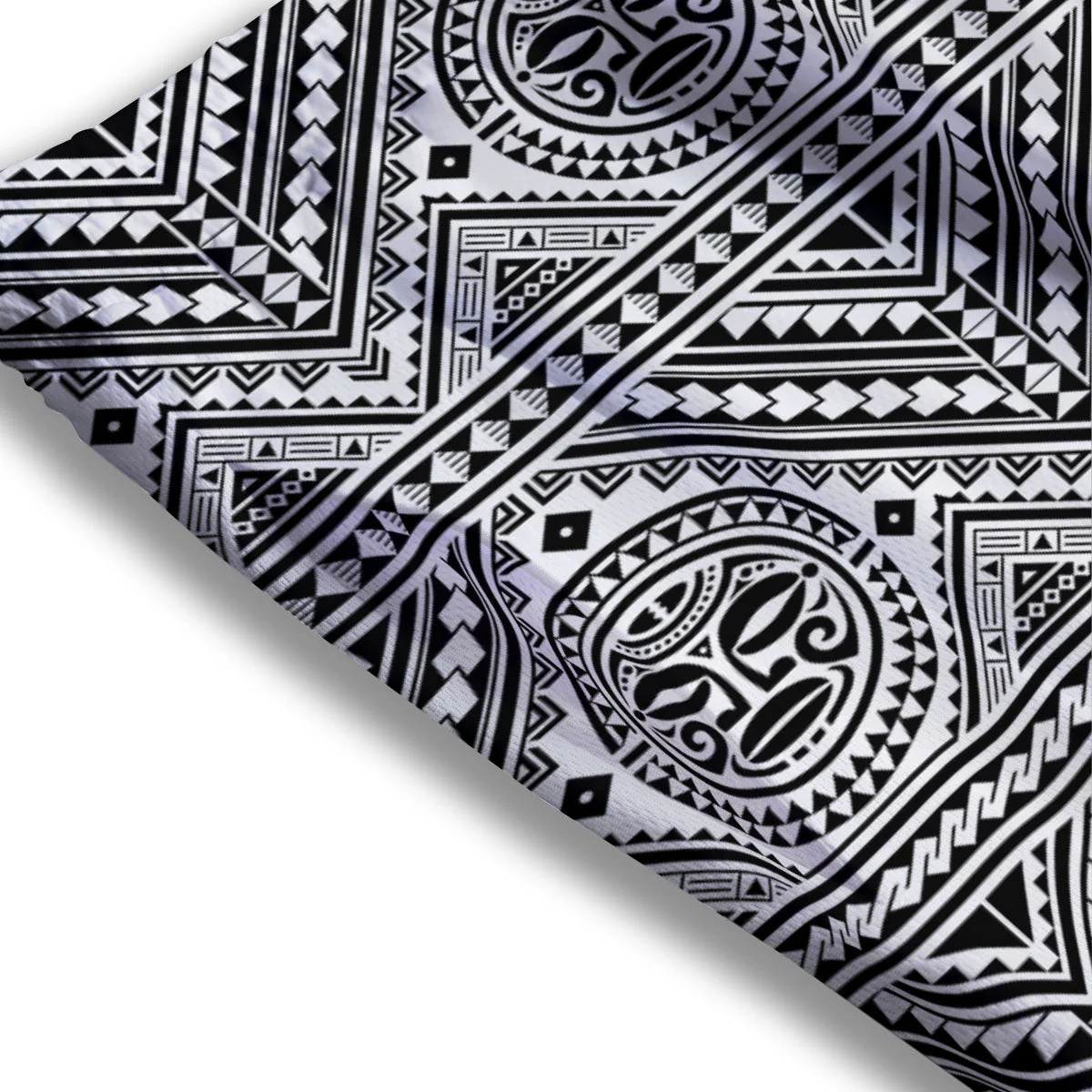 Tribal Tattoo Maori Polynesian Print Mesh Shorts - Image 3