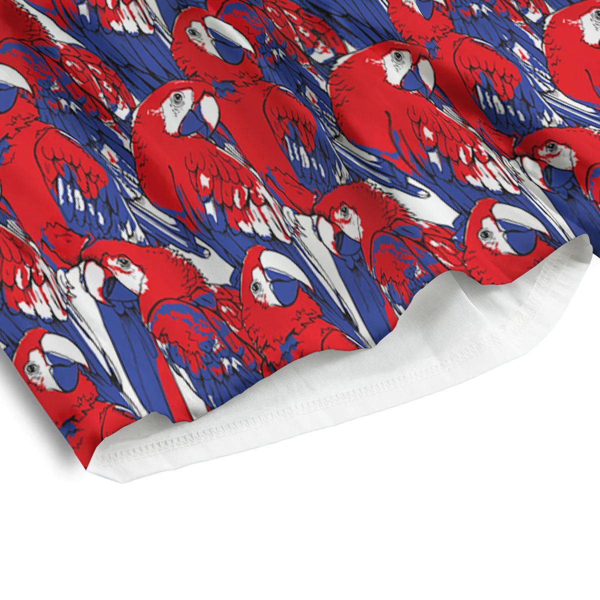 Tropical Parrot Print Pattern Men's Athletic Shorts - Image 4