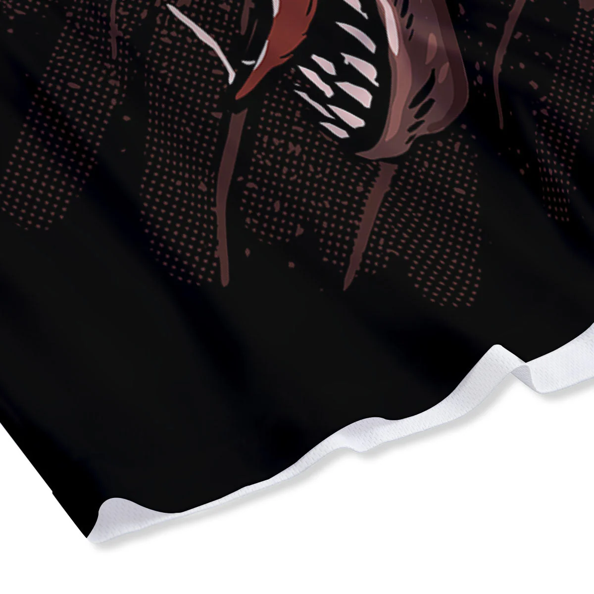 Tyrannosaurus Rex Head Print Mesh Shorts - Image 4