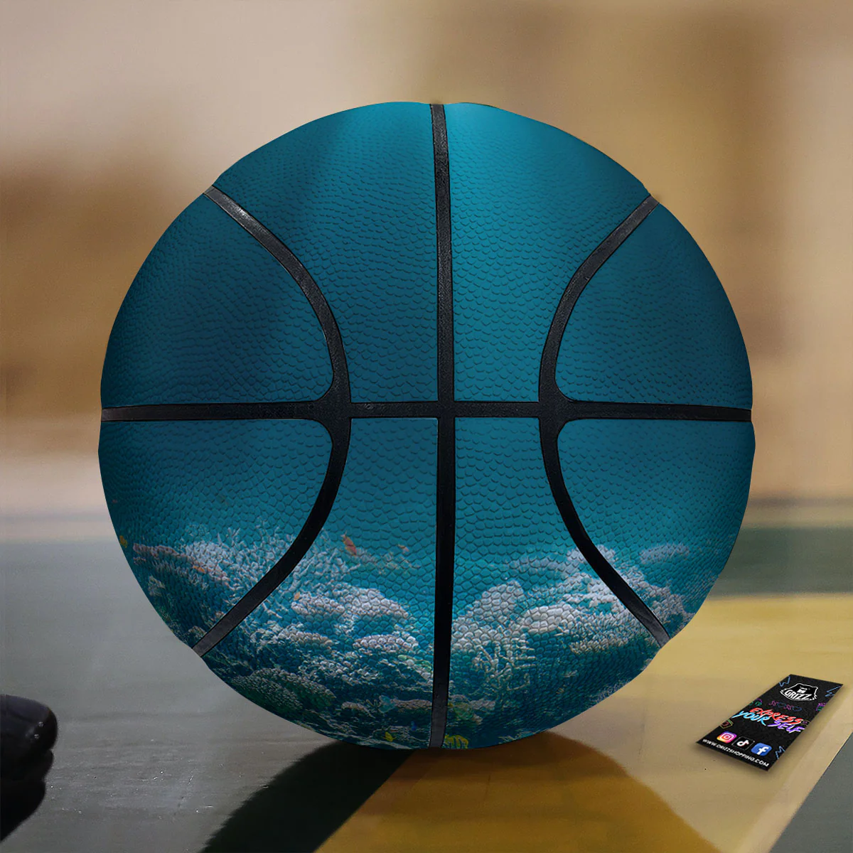 Underwater Ocean Print Basketball