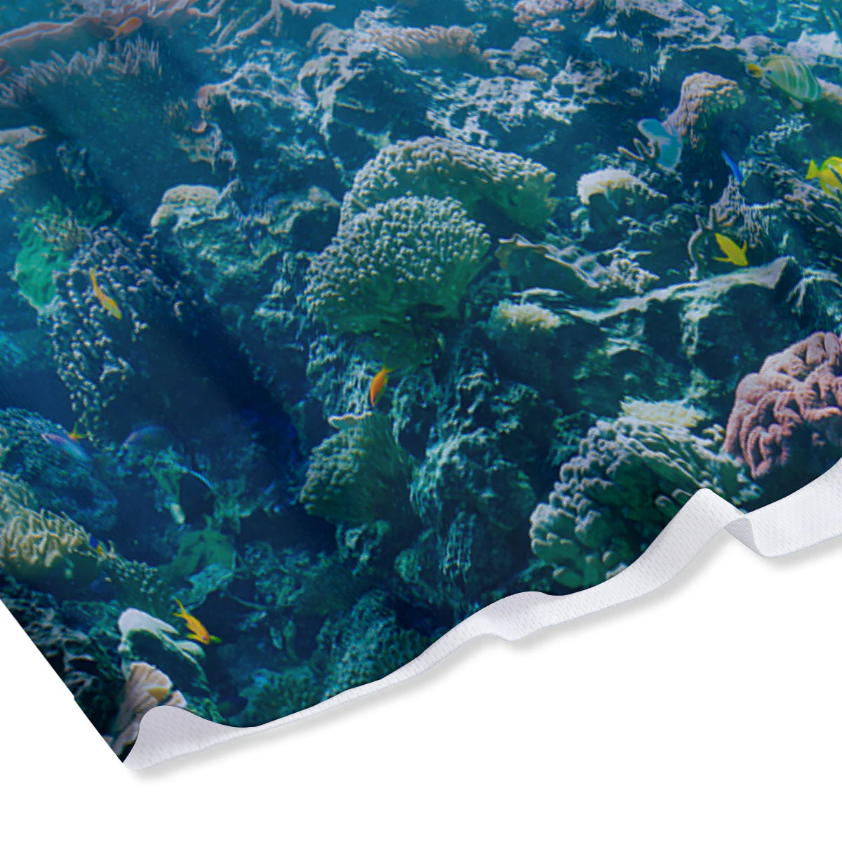 Underwater Ocean Print Mesh Shorts - Image 4