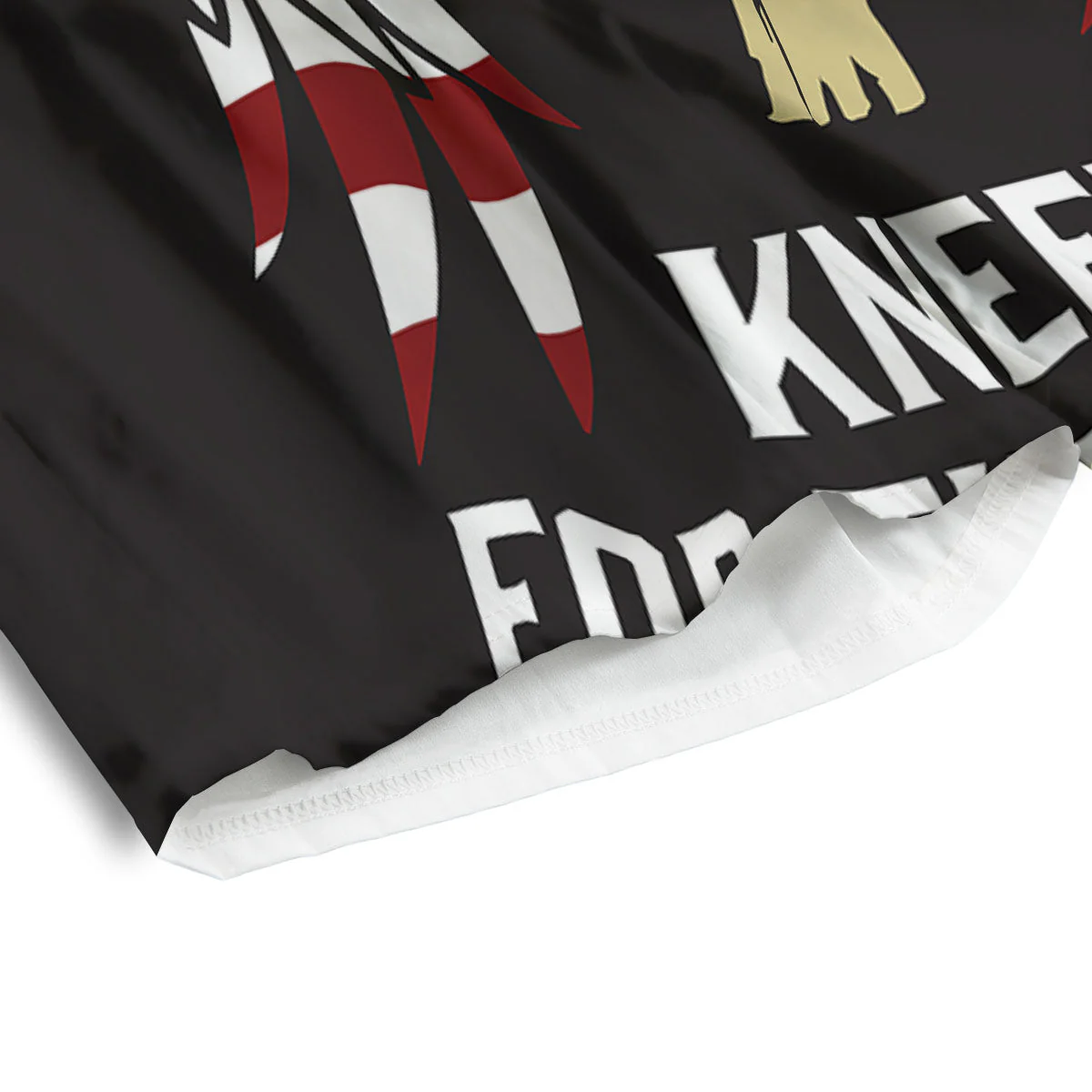 United We Stand American Flag Print Men's Athletic Shorts - Image 4