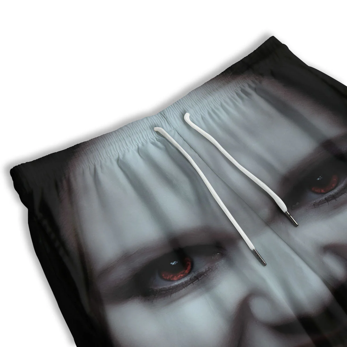 Vampire Girl Halloween Print Men's Athletic Shorts - Image 3