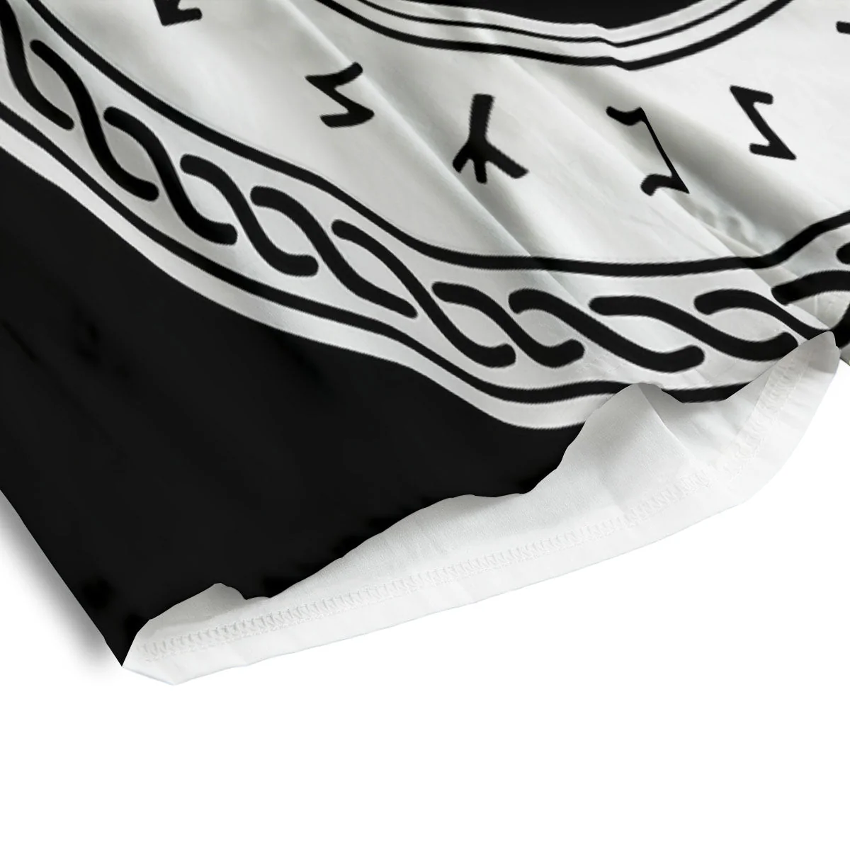 Vegvisir Viking Print Men's Athletic Shorts - Image 4