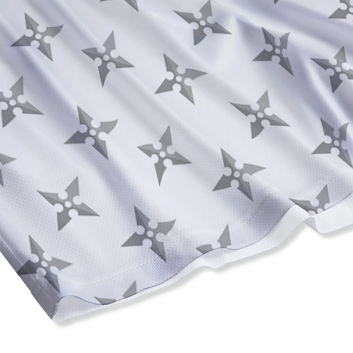 Weapon Ninja Print Pattern Mesh Shorts - Image 4