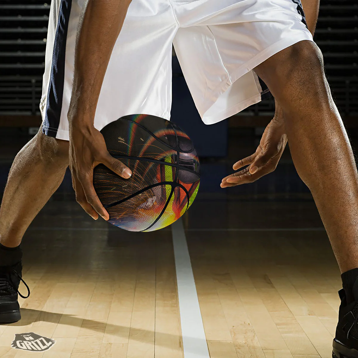 Welder Industrial Print Basketball - Image 3