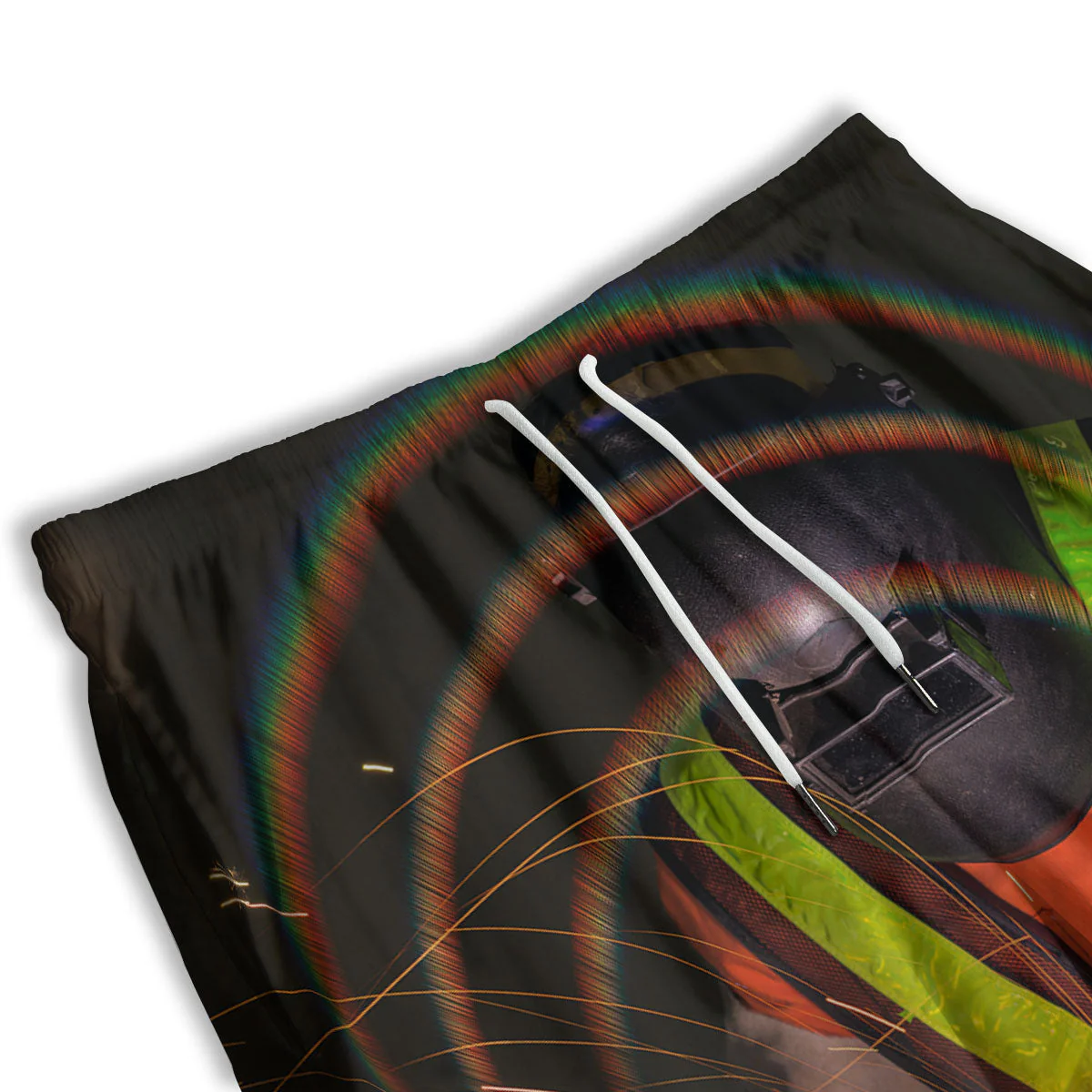 Welder Industrial Print Men's Athletic Shorts - Image 3