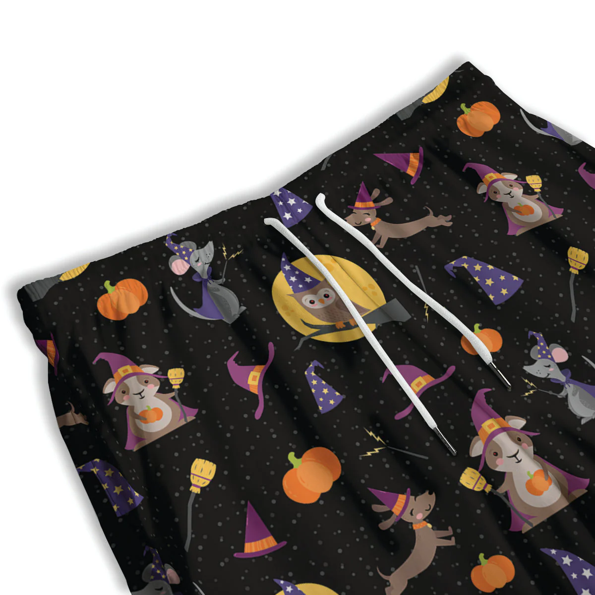 Wizard Animal Print Pattern Men's Athletic Shorts - Image 3