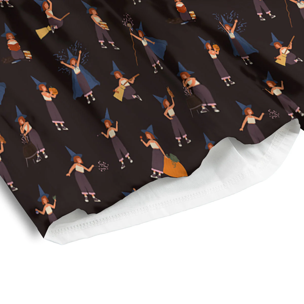 Wizard Cute Print Pattern Men's Athletic Shorts - Image 4