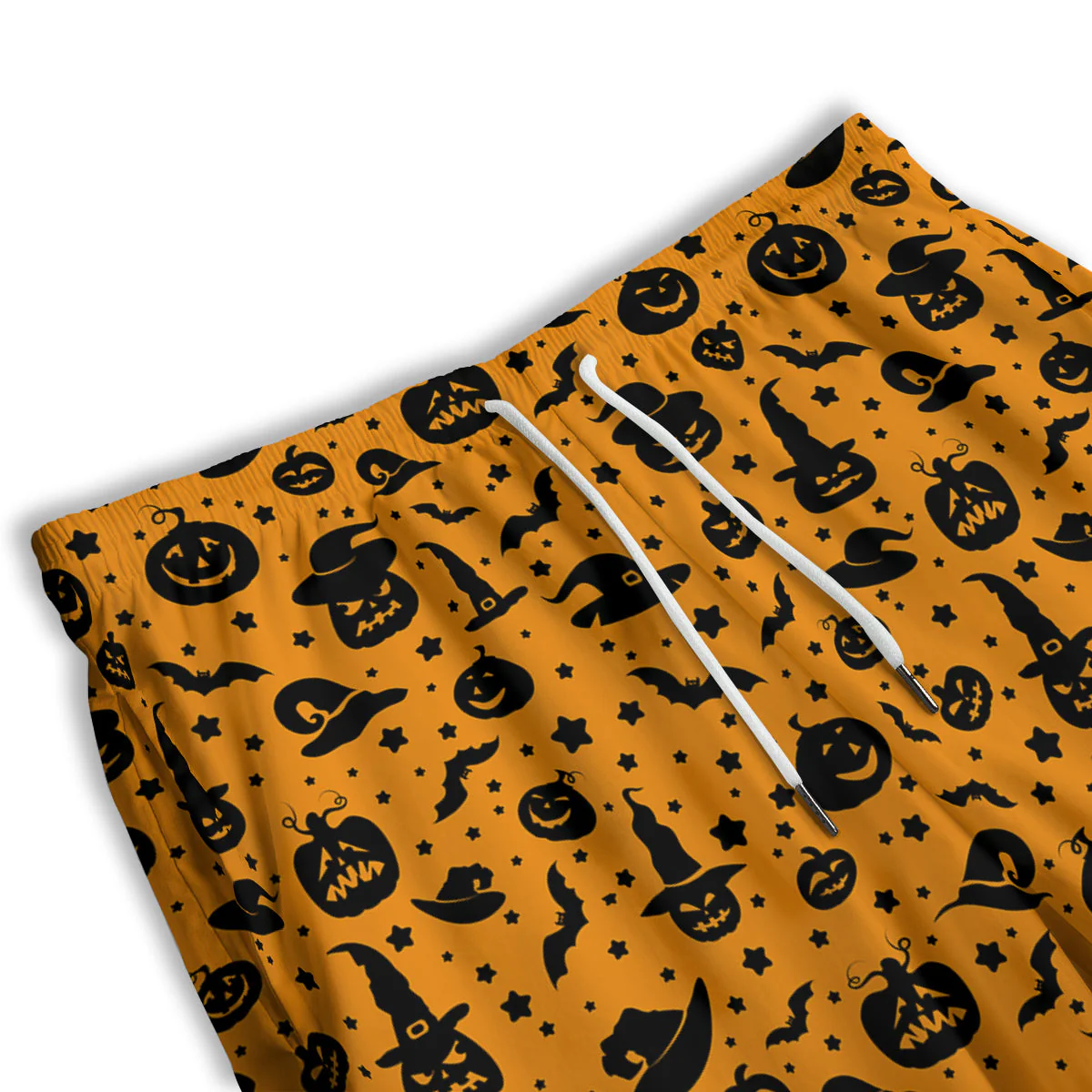 Wizard Halloween Print Pattern Men's Athletic Shorts - Image 3