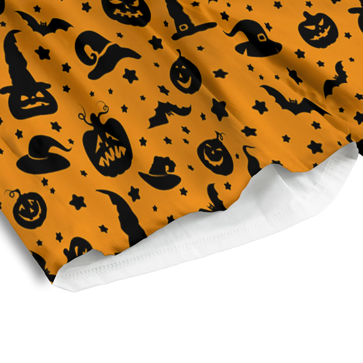 Wizard Halloween Print Pattern Men's Athletic Shorts - Image 4