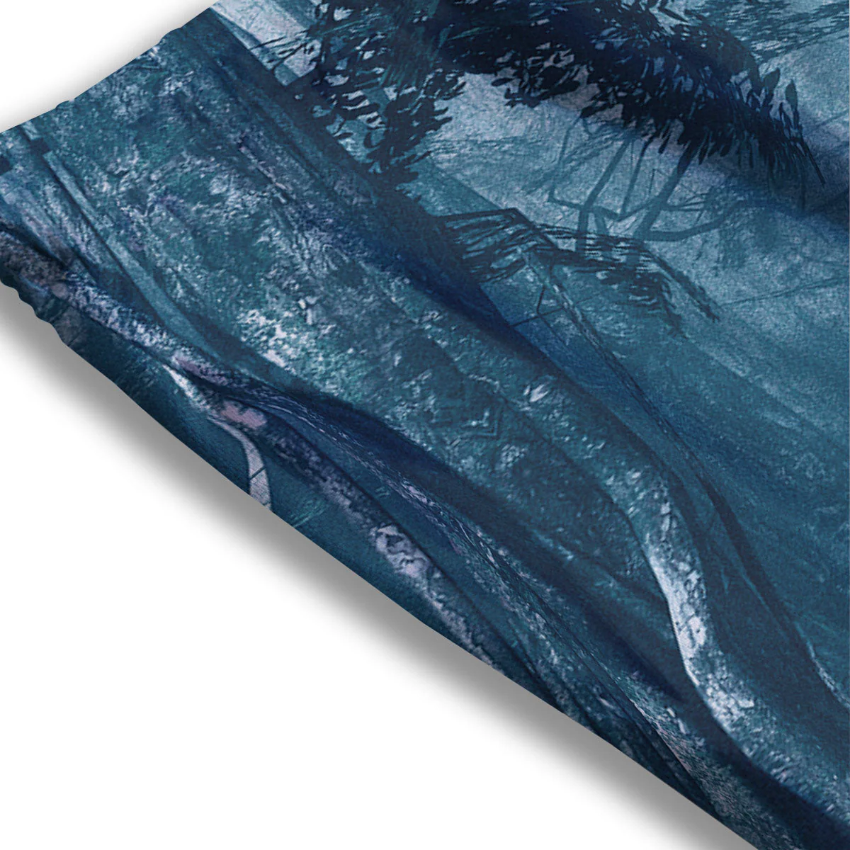 Wolf Jungle Print Mesh Shorts - Image 3